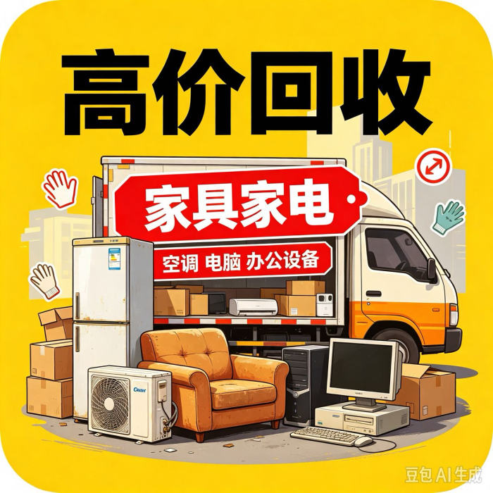 回收清理家具家电空调废品，库房积压物品