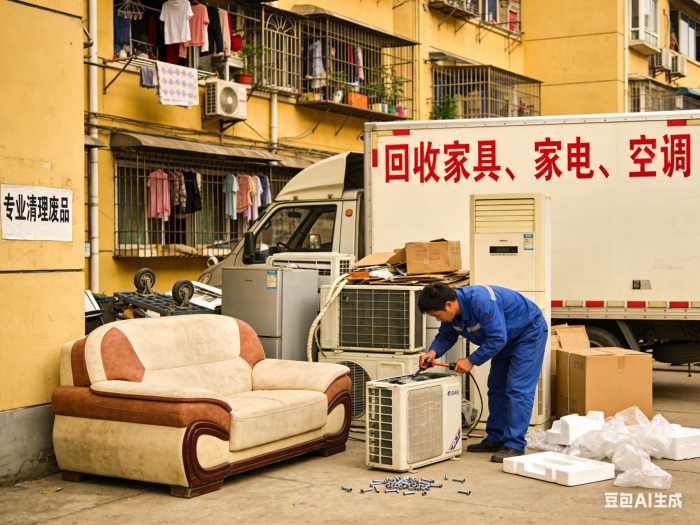 专业回收清理家具家电空调废品，库房积压物品店铺实拍图8